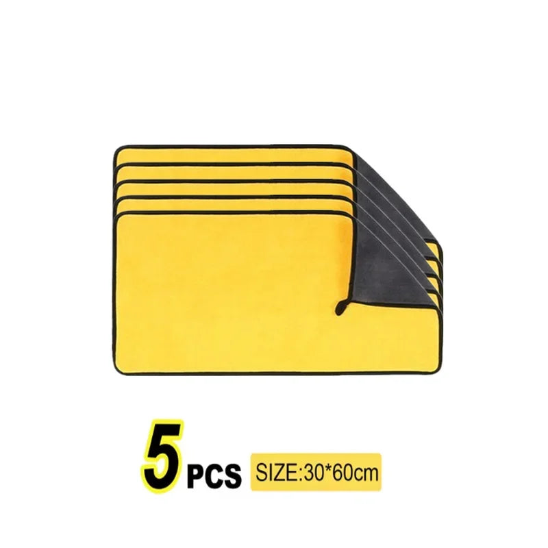 SEAMETAL High-end Microfiber Towel Car Wash Towel Detailing Cleaning Cloth Car Wash Drying Towel Car Absorbent Cleaning Products