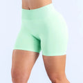 BLAZEMOVE Dynamic Shorts Gym Fitness Workout Clothes Pilates Sports Shorts High Waist Seamless Three Part Pants Yoga Shorts