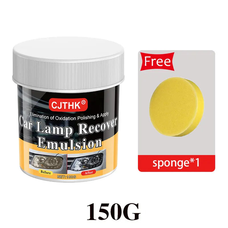 Car Headlight Restoration Polishing Kit - Scratch Remover and Oxidation Cleaning Repair Paste, Used for Polishing Car Headlights, Restoring Bright Shine