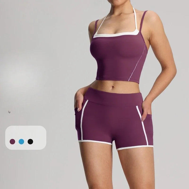 Women Gym Yoga Shorts Quick-drying Running Fitness Training Leggings Seamless Sports Leggings Women Breathable Workout Shorts