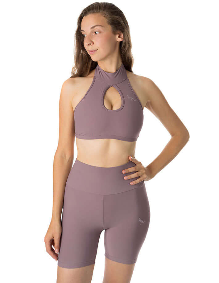 High neck sports bra Terri