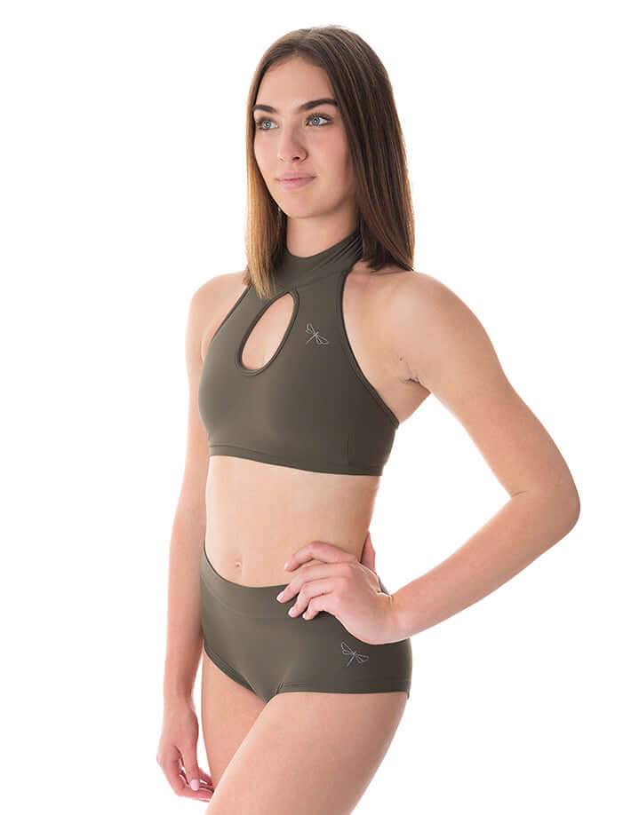 High neck sports bra Terri