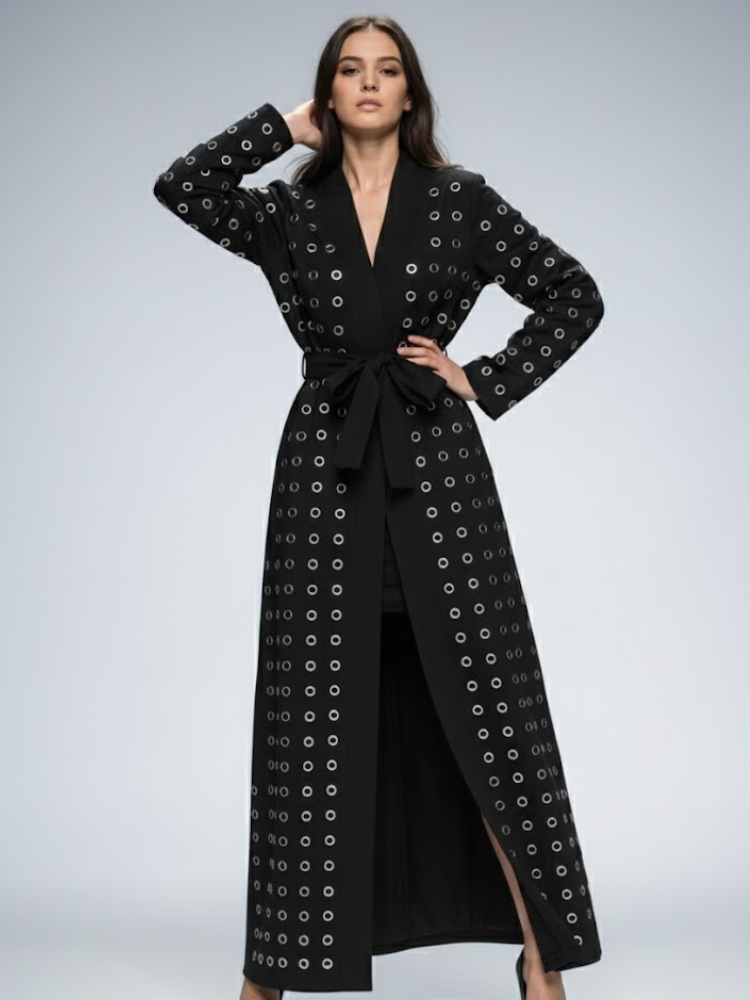 Long Black Coat Dress CHELSEA: Prêt-à-Porter Line BYMANYC ® New York