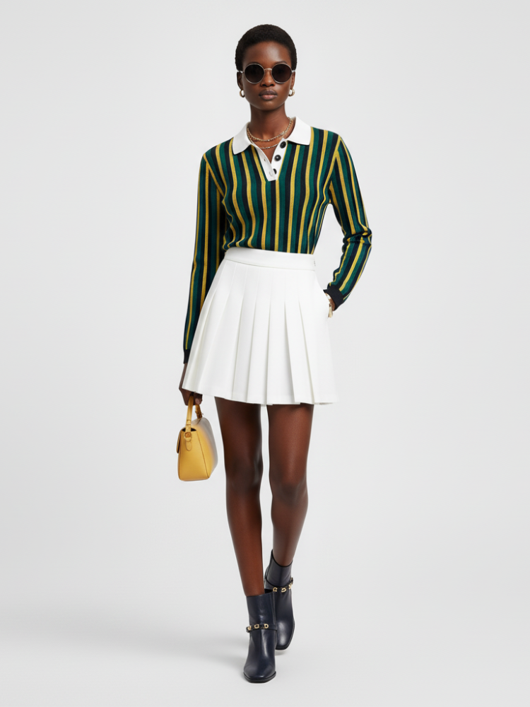 Women's Knit Polo DOWNTOWN ECO COUTURE BYMANYC ® New York