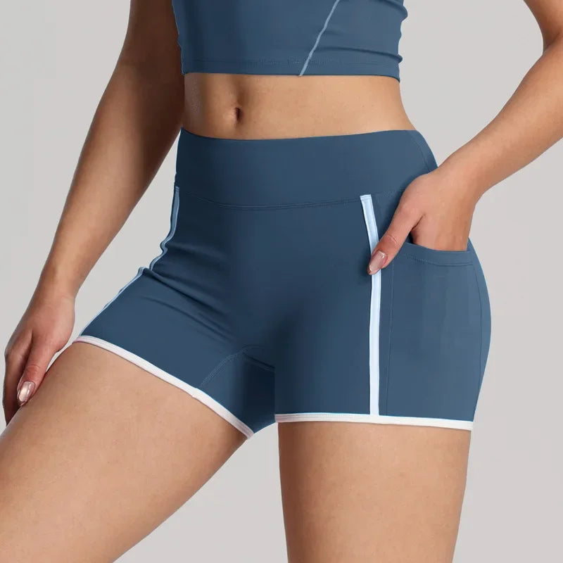 Women Gym Yoga Shorts Quick-drying Running Fitness Training Leggings Seamless Sports Leggings Women Breathable Workout Shorts