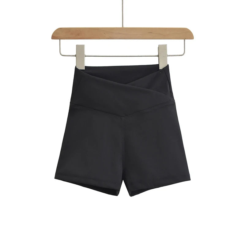 Summer women shorts high waisted  biker black shorts gym fitness yoga shorts pink cute bottoms sweats V shaped short de mujer