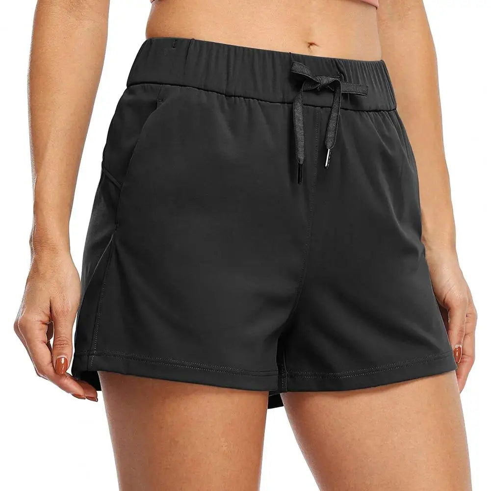 High Waist Push Up Fitness Shorts For Women Sporty Sportswear Gym Yoga Pockets Short Wear Cycling Run Workout Clothing
